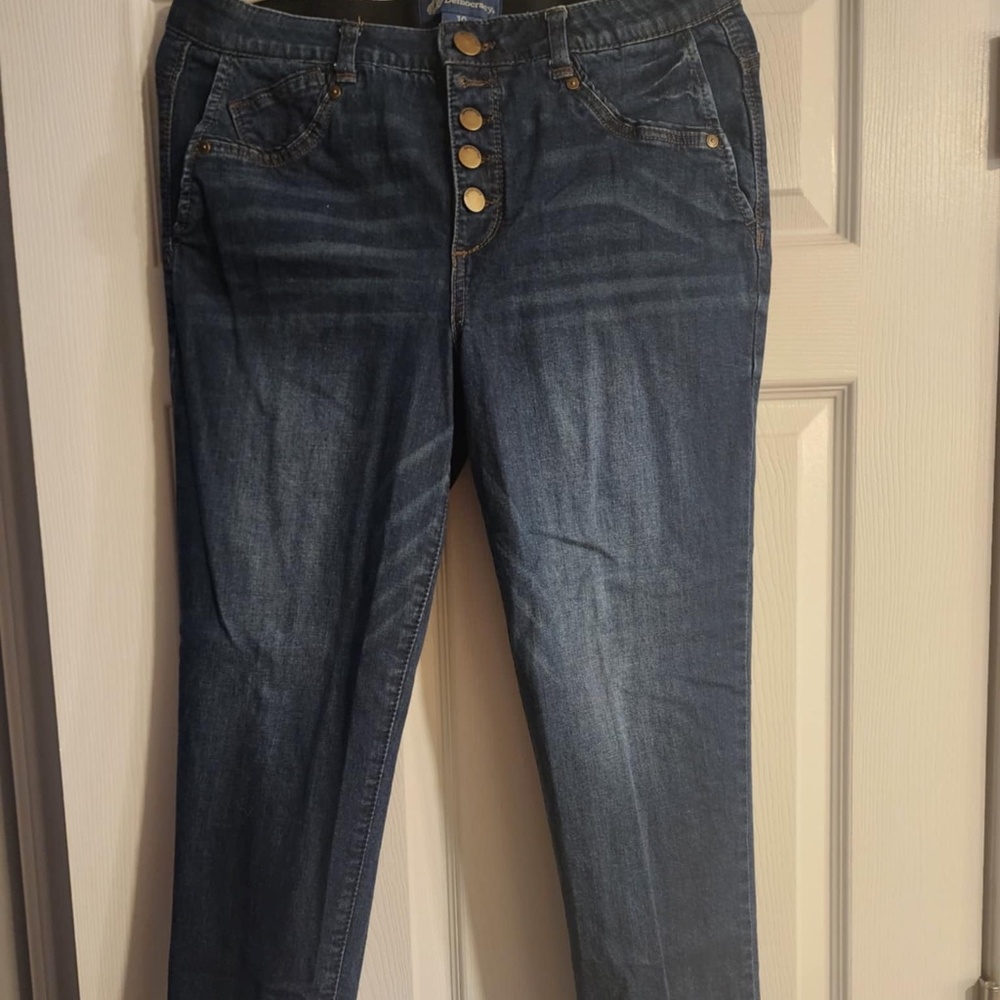 Democracy "AB" SOLUTIONS JEANS Slim Straight Jean INDIGO
